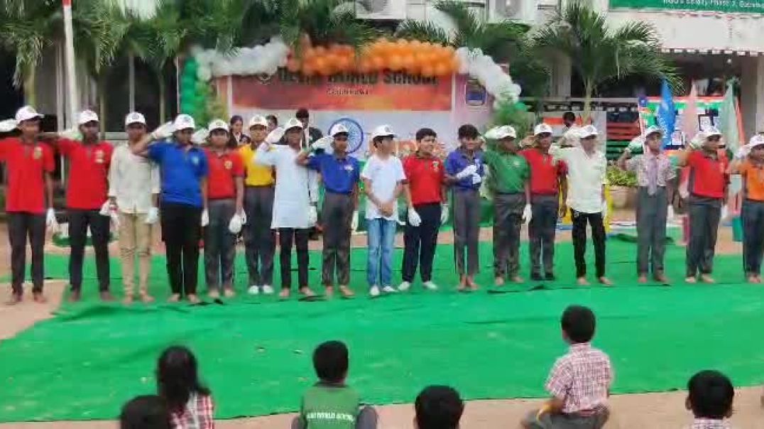 Delhi world school independent day celebration