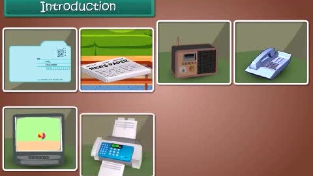 Class 3 English Medium EVS Animated video of Means of Communication
