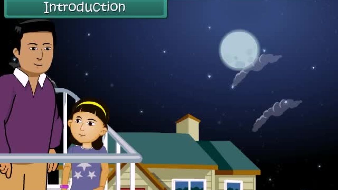 Class 5 English Medium science Animated video of The Moon