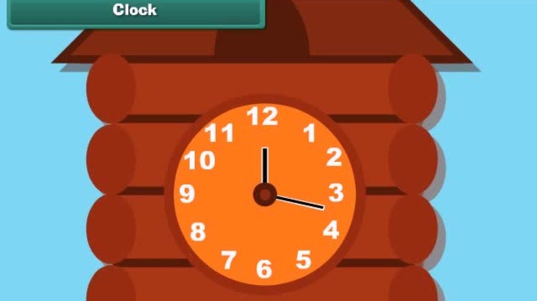 Class 1 English Medium EVS Animated video of Maths Time