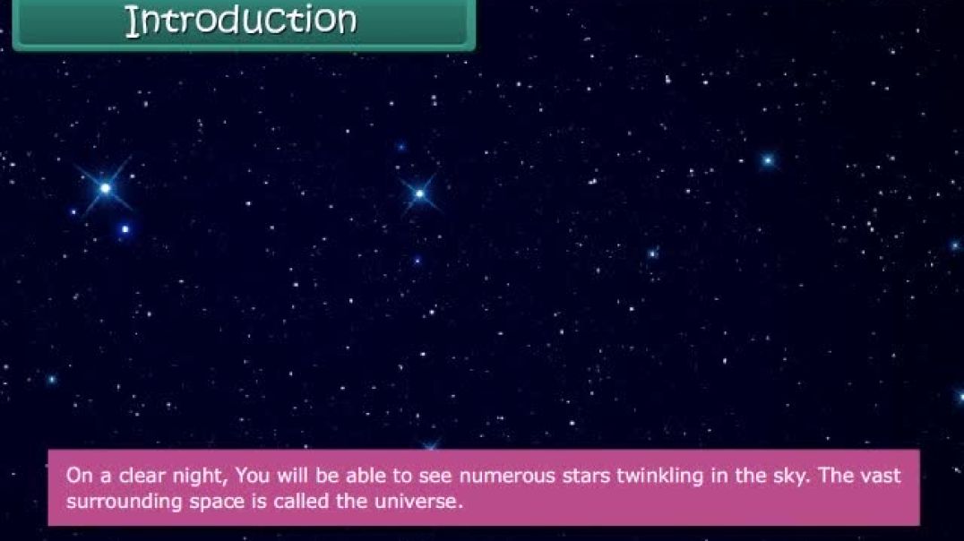 Class 8th_EM Science_⁣ Animated video of Stars and Solar System