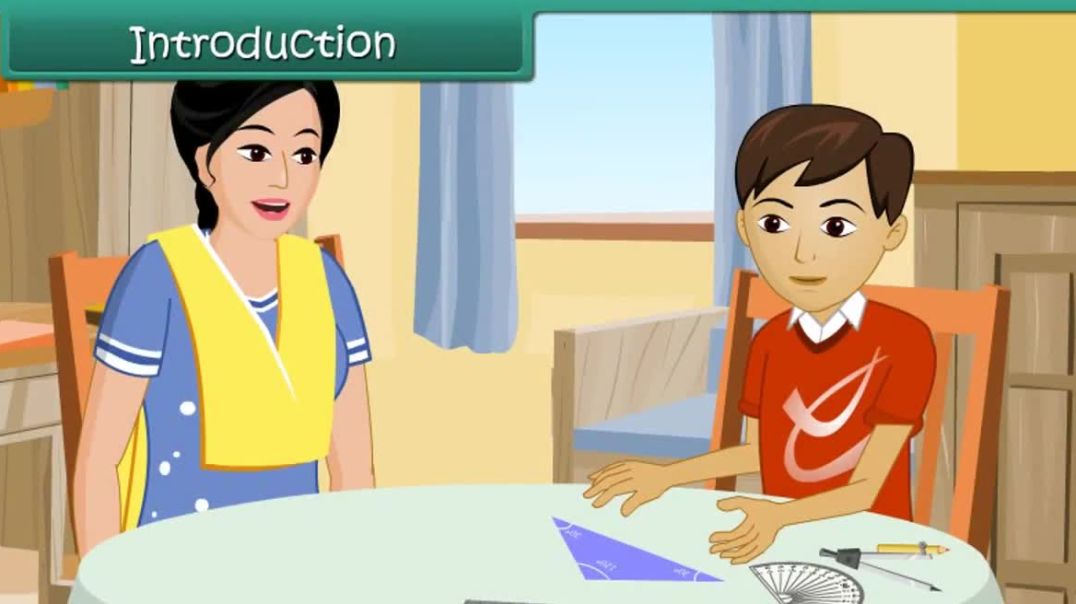 Class 7 English Medium maths Animated video of The Triangle and its Properties