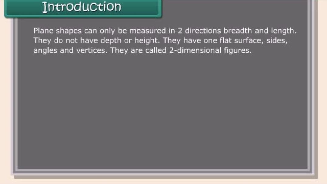Class 8th_EM_Maths_⁣ Animated video of Visualising Solid Shapes