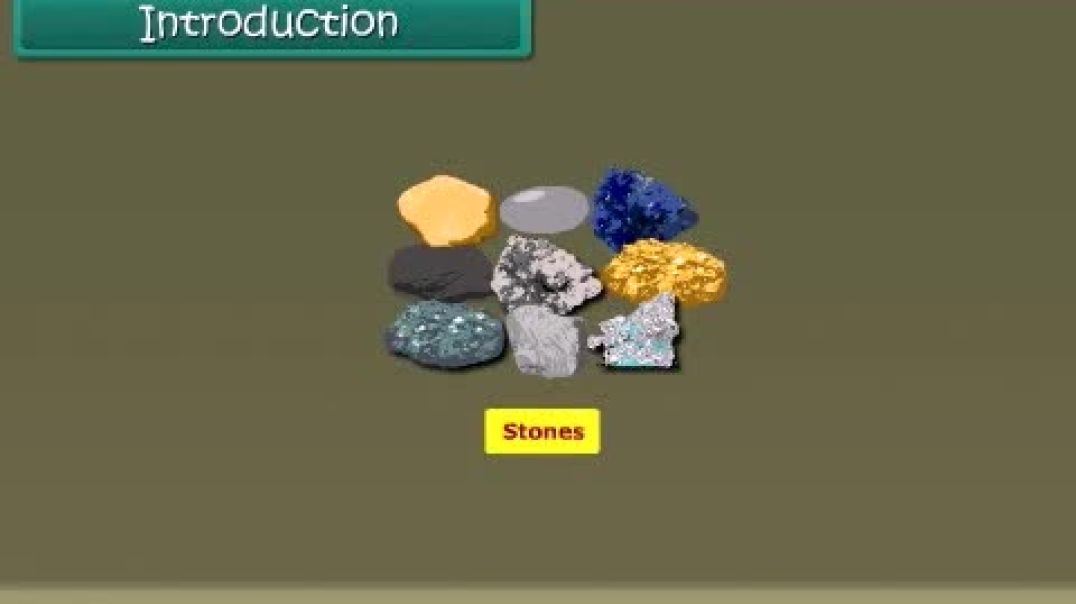 Class 3 English Medium EVS Animated video of Rocks ,Soils and Minerals