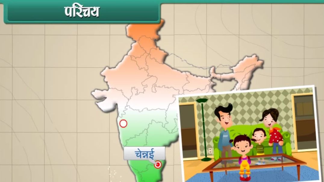 Class 1 Hindi Medium EVS Animated video of Major Directions Science