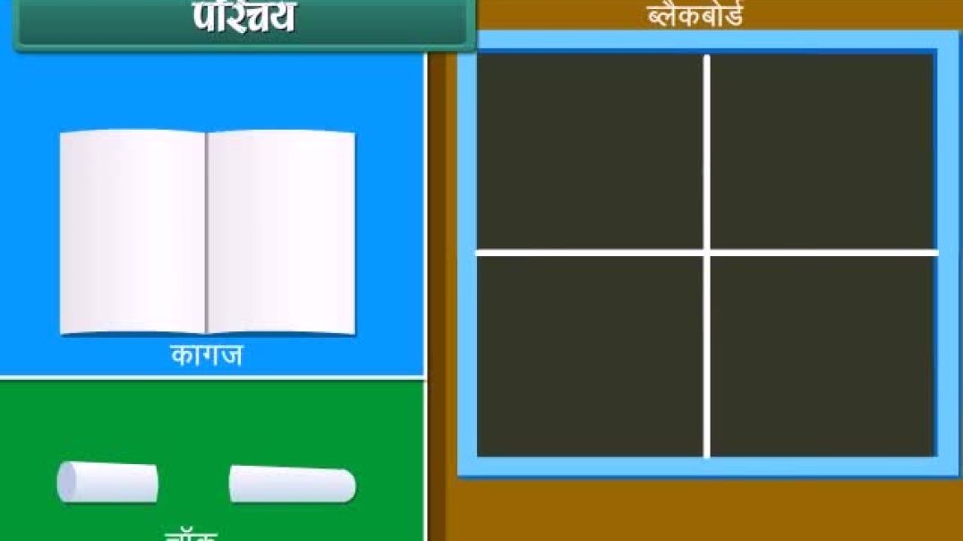 Class 6 Hindhi Medium maths Animated video of Symmetry