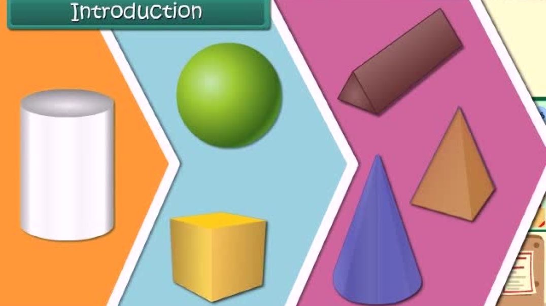 Class 1 Hindi Medium Maths Animated video of Solid around Us