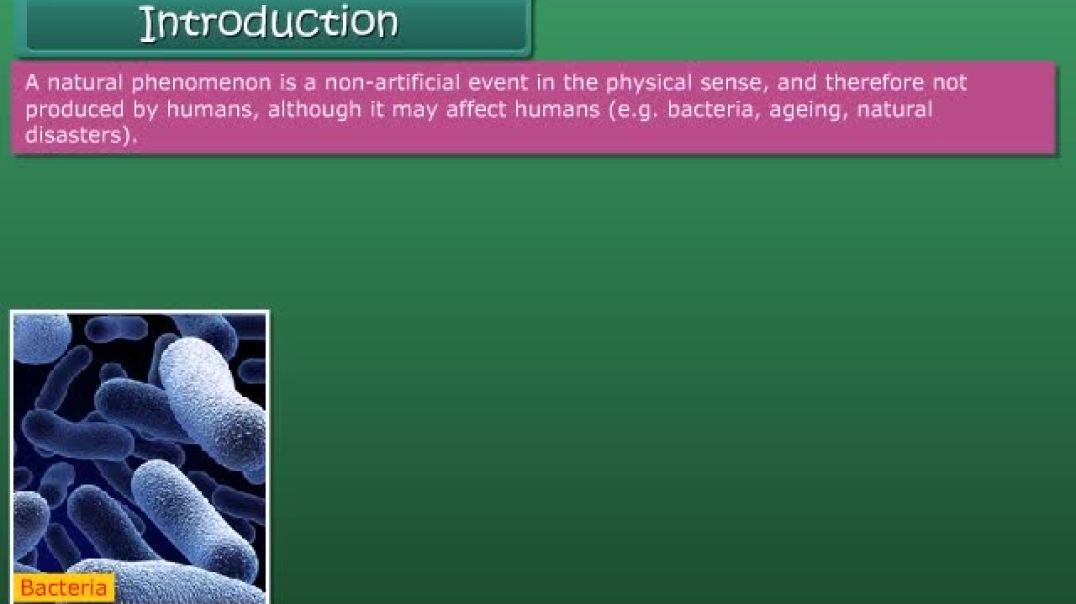 Class 8th_EM Science_⁣ Animated video of Some Natural Phenomena