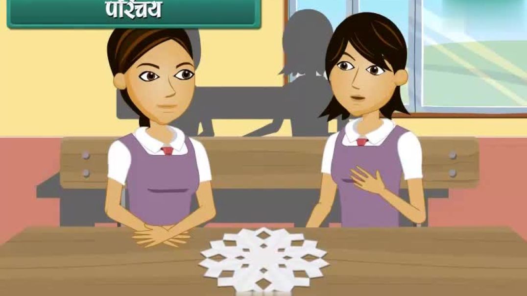 Class 7 Hindhi Medium maths Animated video ofSymmetry II