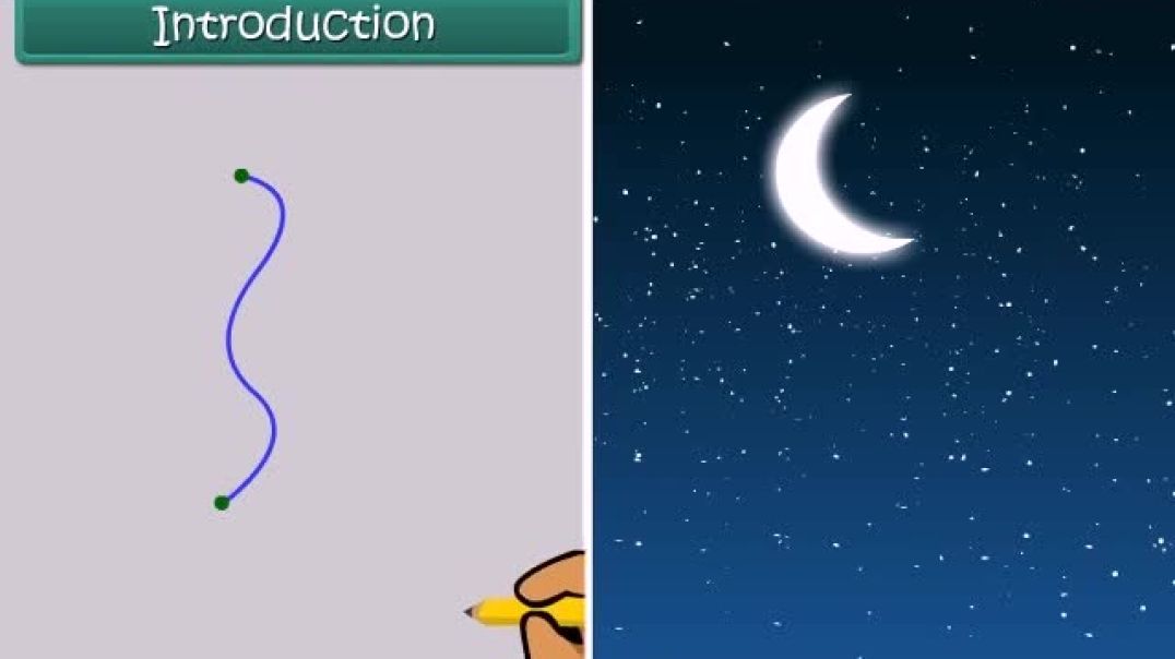 Class 6 English Medium Maths Animated video of Curves and Polygons