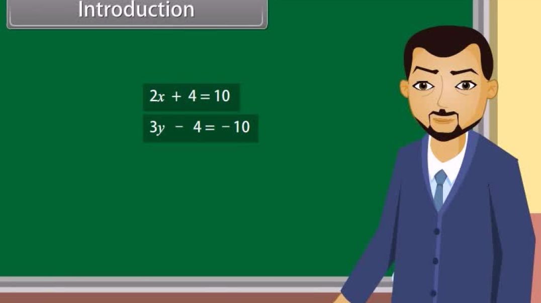 ⁣Class 10th_English Mediam Maths Animated video of Pair of Linear Equations in Two Variables
