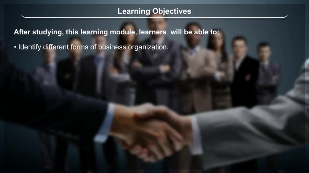 Class 11 th English Mediam Commerce Animated video of From Business organization