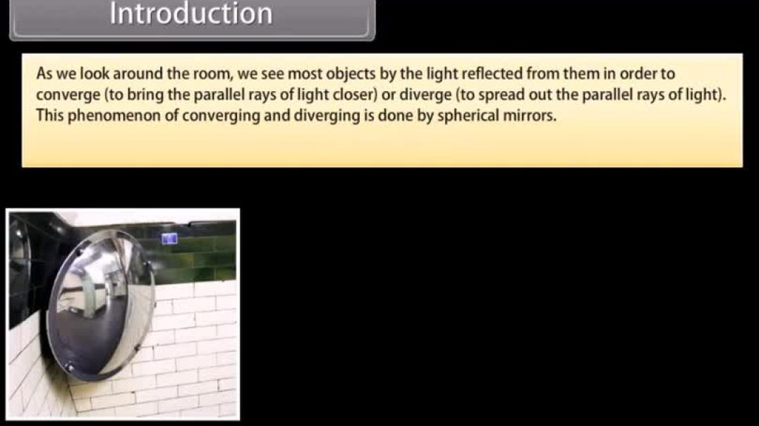 Class 10th_English Mediam Physics Animated video Of Light Reflection and Refraction-II