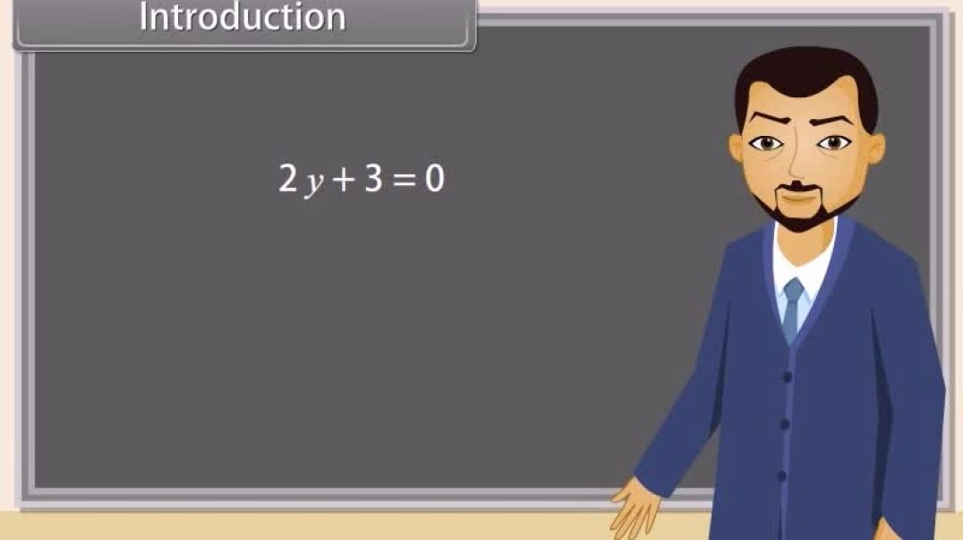 Class 9th_English Mediam Maths Animated video of  Linear Equations in two variables