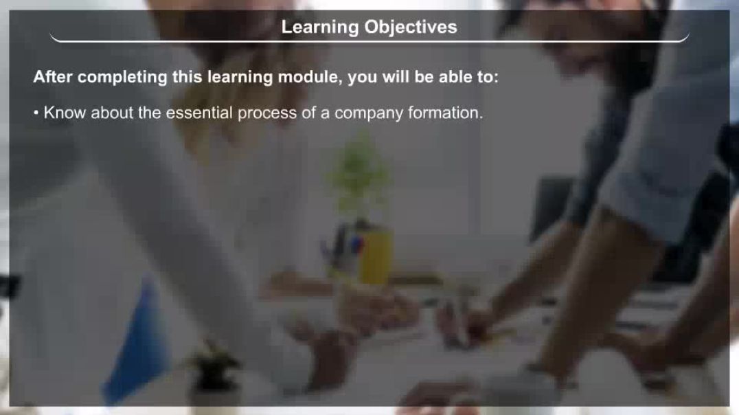 Class 11 th English Mediam Commerce Animated video of Formation Of A Company