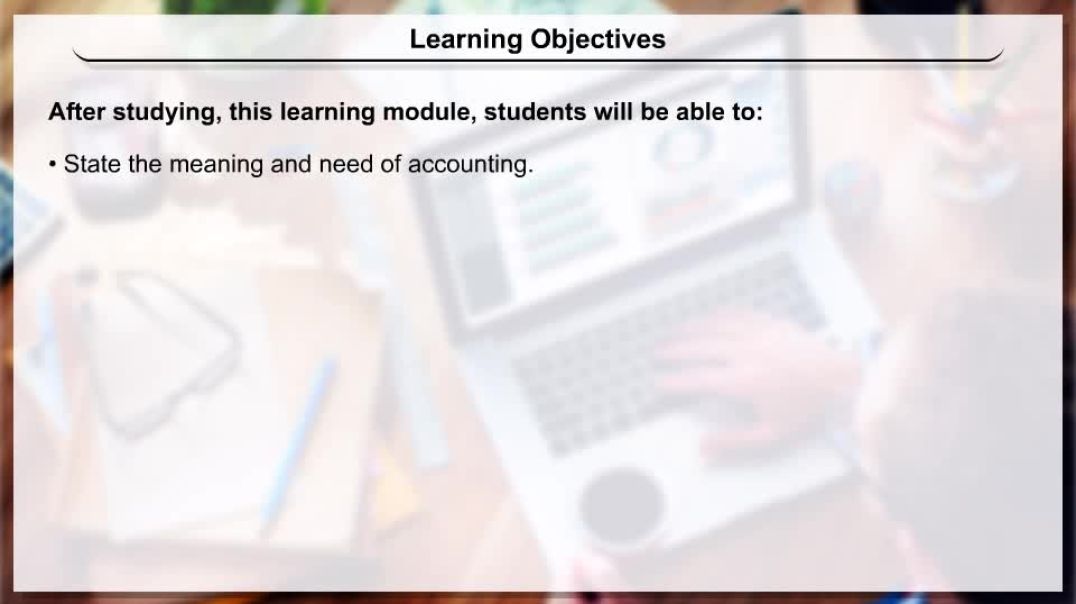 Class 11 th English Mediam Commerce Animated video of Introduction Of Accountancy
