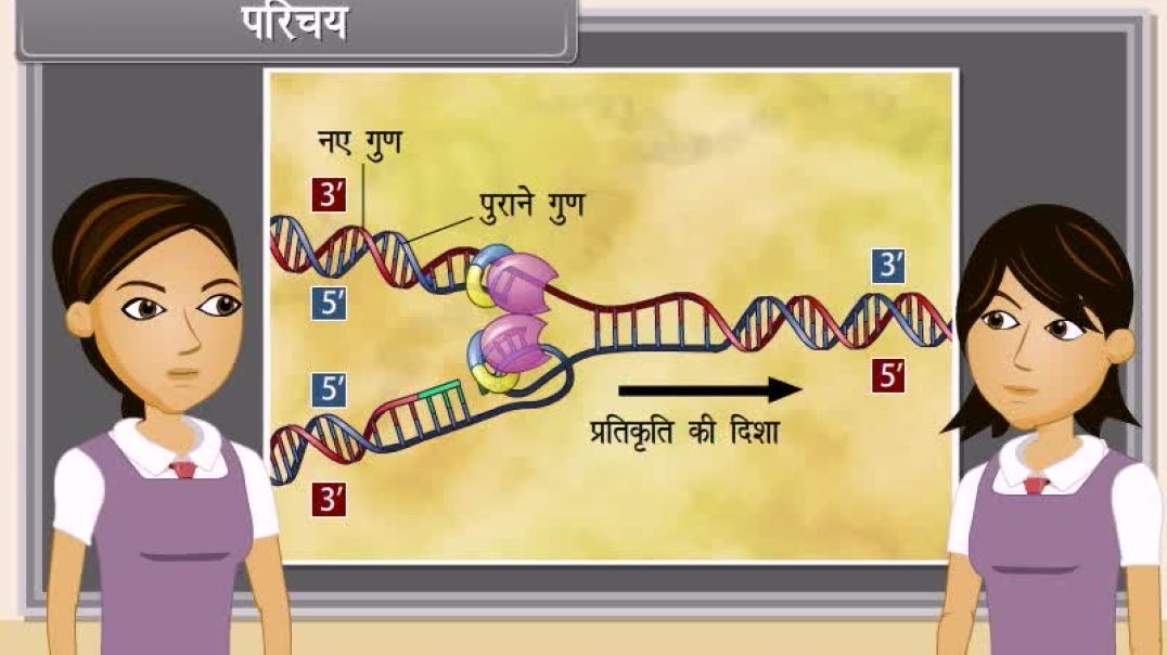 Class 10th hindhi Mediam biology Animated video of Heredity And Evolution-II