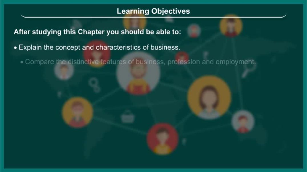 Class 11 th English Mediam Commerce Animated video of Nature &Purpose Of Business