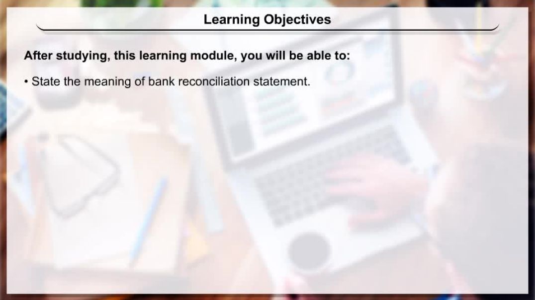 Class 11 th English Mediam Commerce Animated video of Bank Reconciliation Statement
