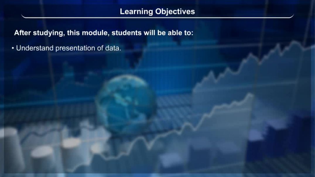 Class 11 th English Mediam Economics Statistics Animated video of Presentation Of Data