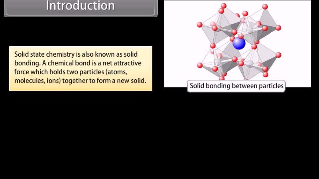 Class 12 th English Medium Chemistry Animated video Of Solid State-I