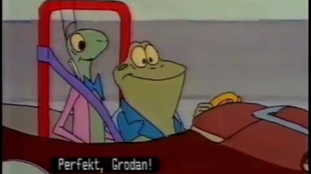 Tecknat Barn Svenska:Kalle Stropp och Grodan Boll Transportrådet (1988-1989) VHSRIPPEN (Svenska) Tr